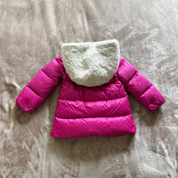 Moncler Down Hot Pink CAEN GIUBBOTTO JACKET Toddler Girl Size 3 Dry Cleaned - Picture 6 of 16